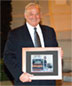 Mayor Jerry Sanders with photo of
                                  Dr. Carol Williams